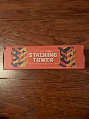 Amazon Stacking Tower Game - Red, Yellow, Black